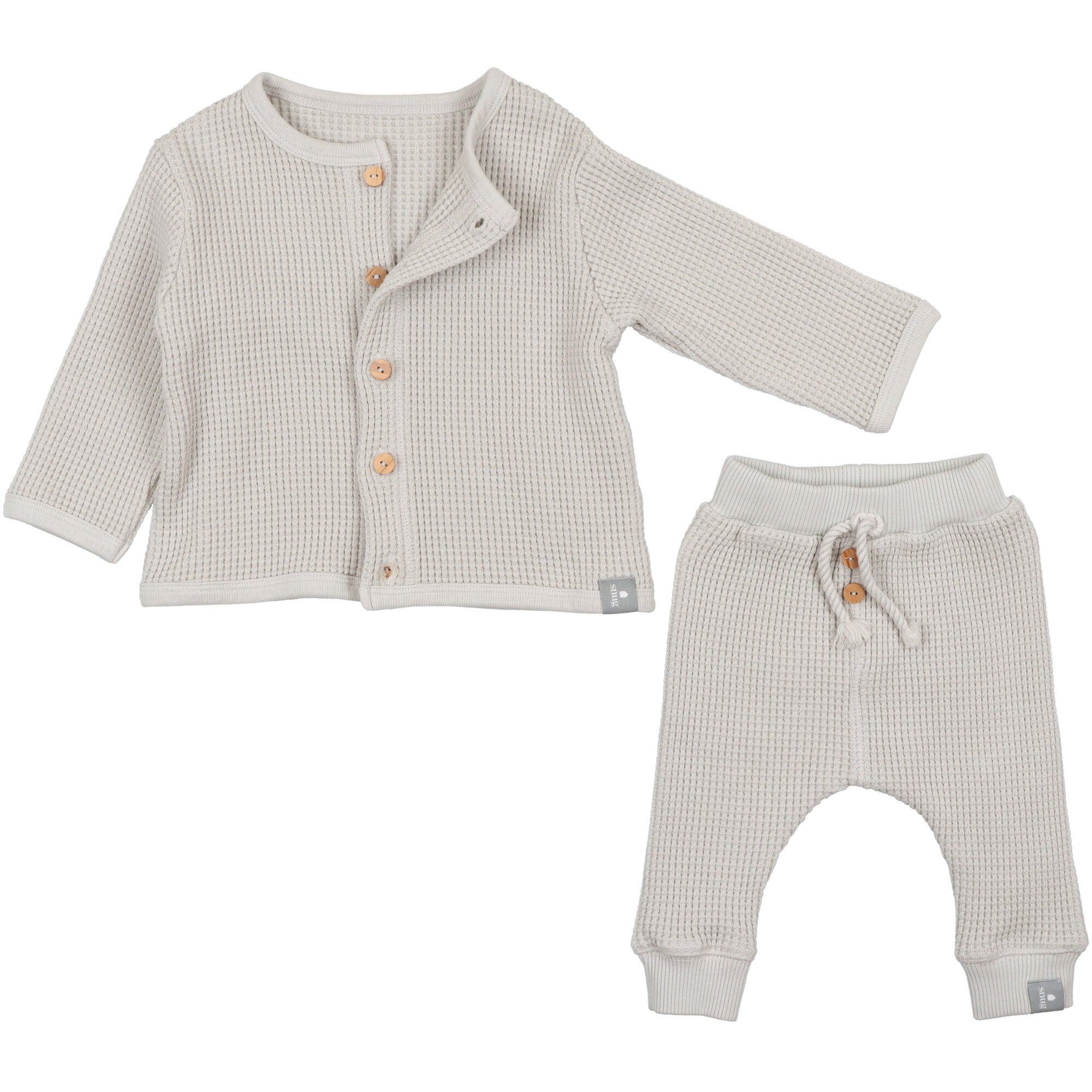 giacca-e-leggings-in-cotone-tessuto-waffle-colore-grigio-per-bambini