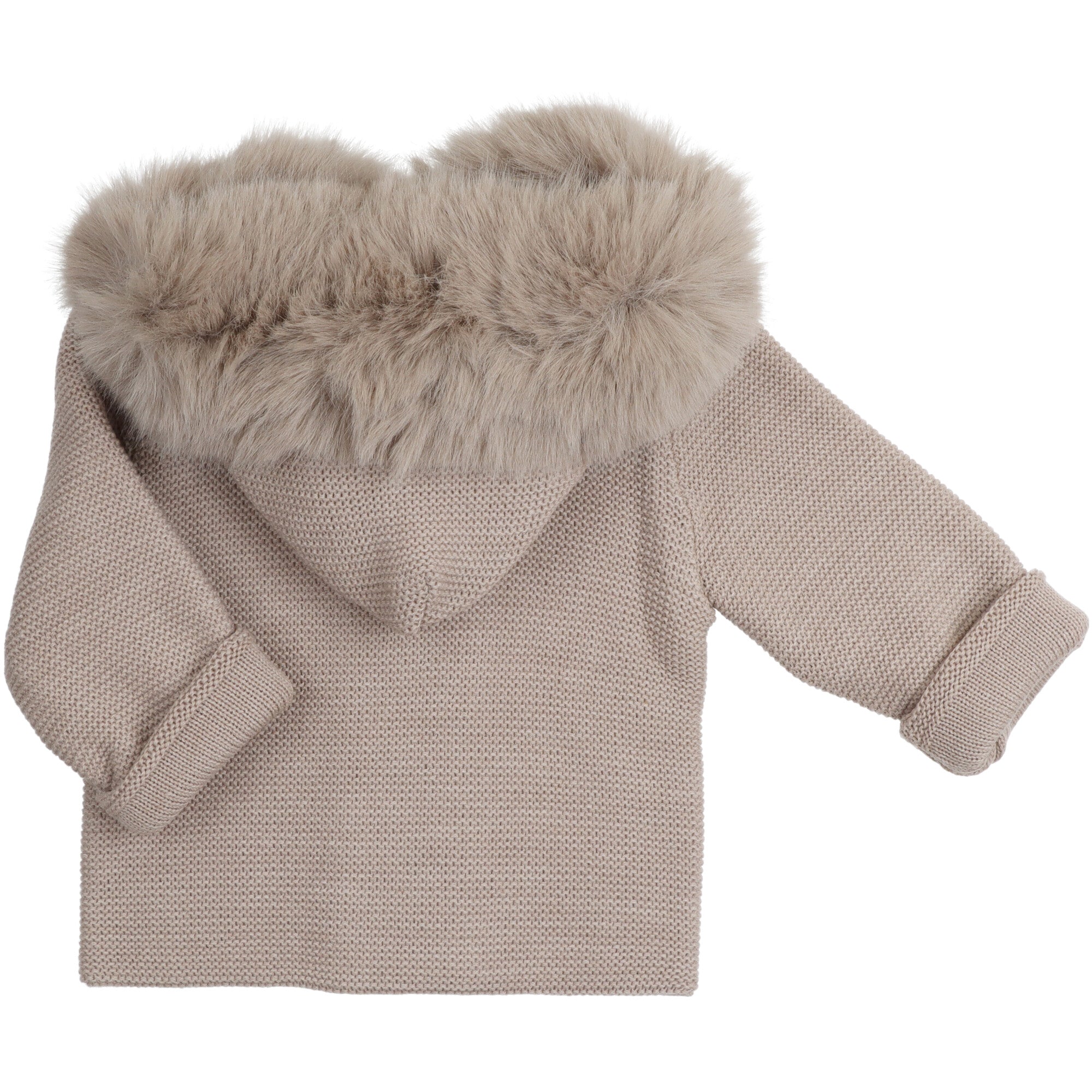 Giacca in Maglia con Cappuccio