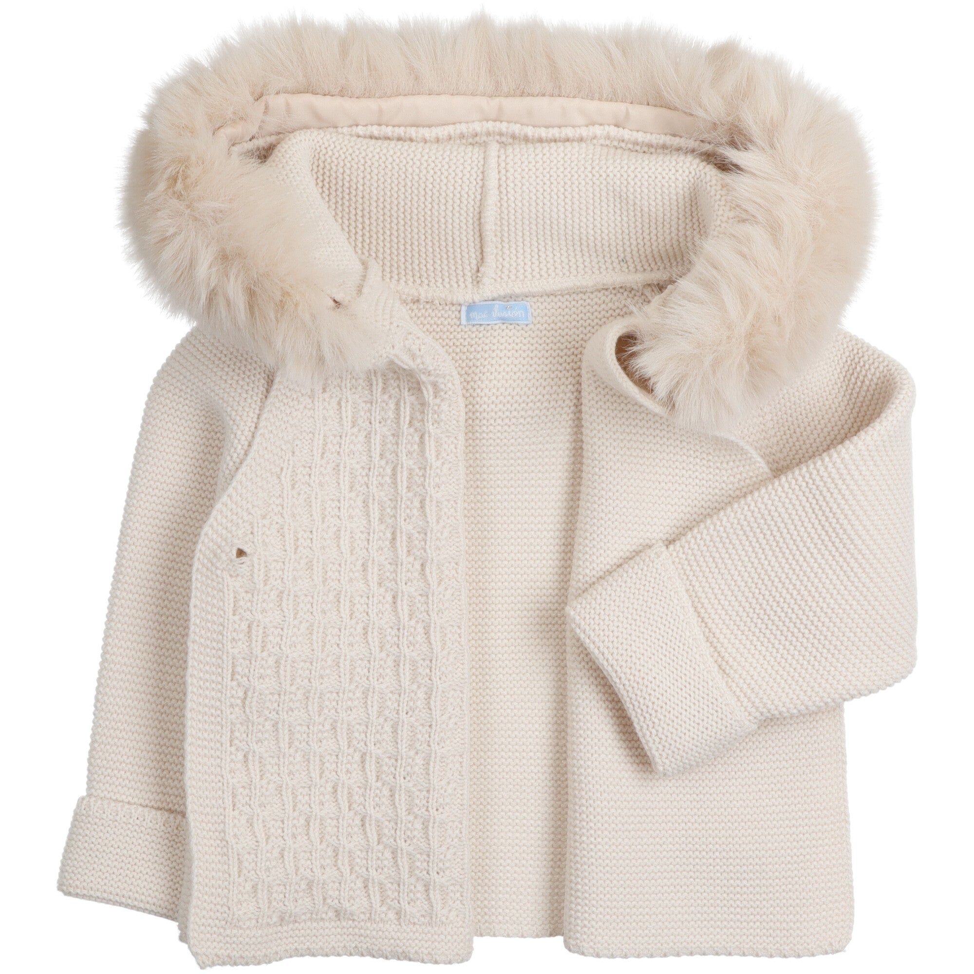cappotto in lana con cappuccio e pelliccia rimovibile cappotto per bambino abiti invernali giacca in lana pesante bimbo