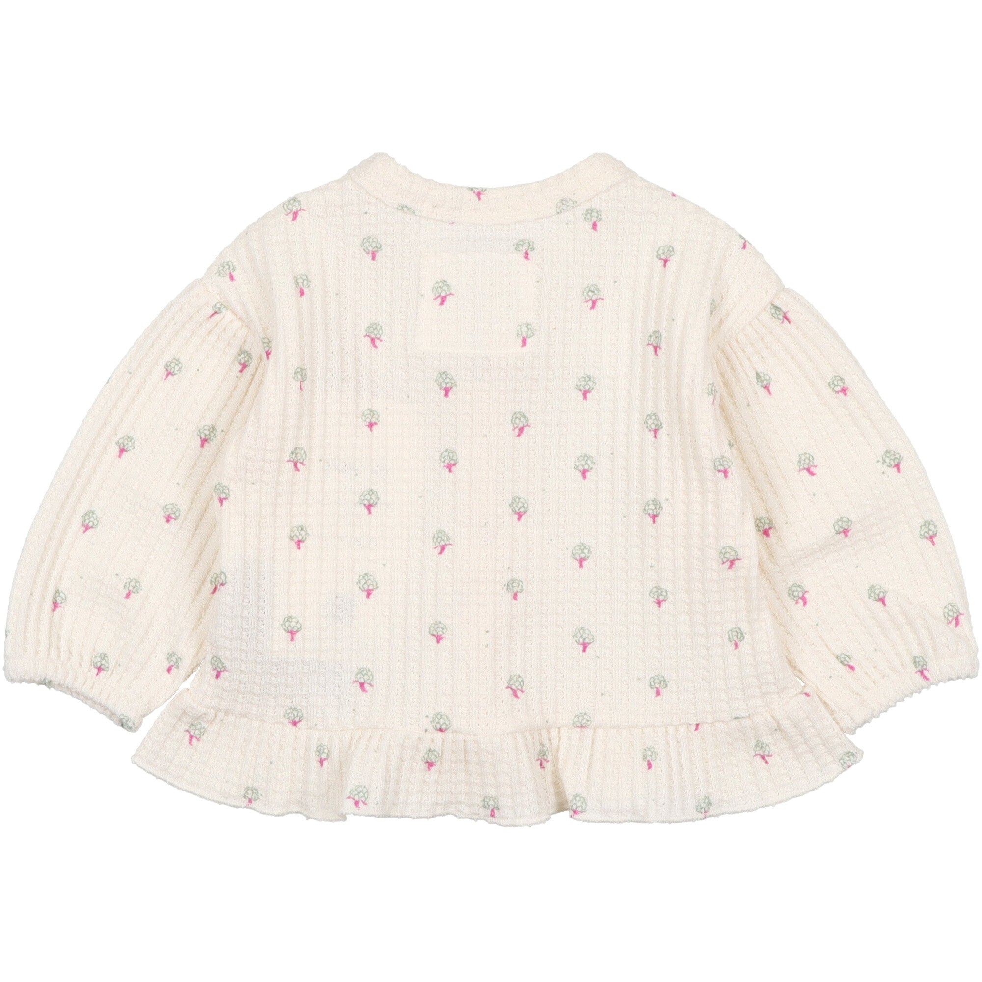 cardigan-cotone-con-stampa-rosa-tessuto-waffle-per-bambina