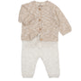 cardigan-beige-melange-e-pantalone-bianco-in-filo-di-cotone