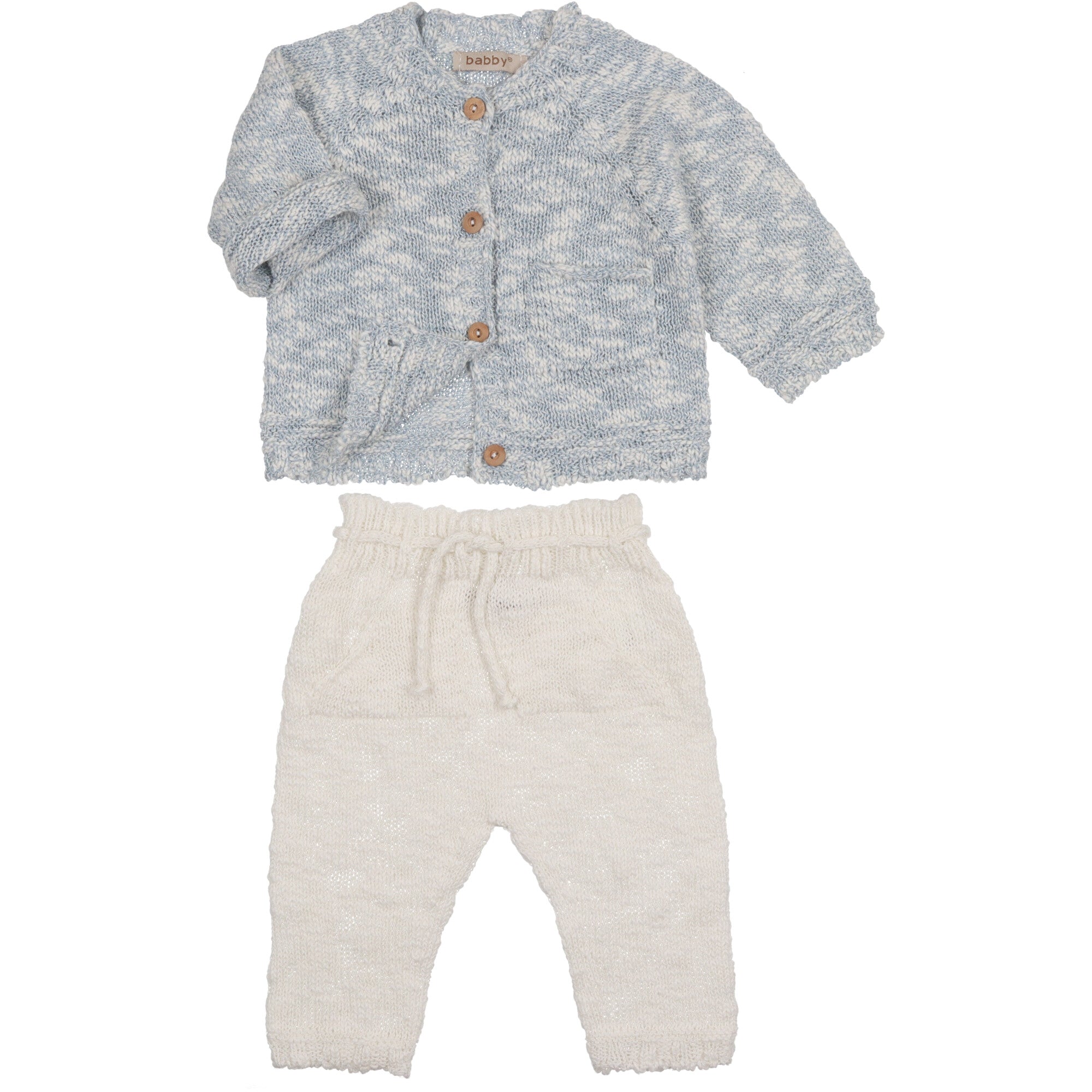 cardigan-azzurro-melange-e-pantalone-in-filo-di-cotone-abiti-per-neonato