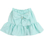 gonna-in-cotone-colore-verde-per-bambina-con-balze-e-fiocco