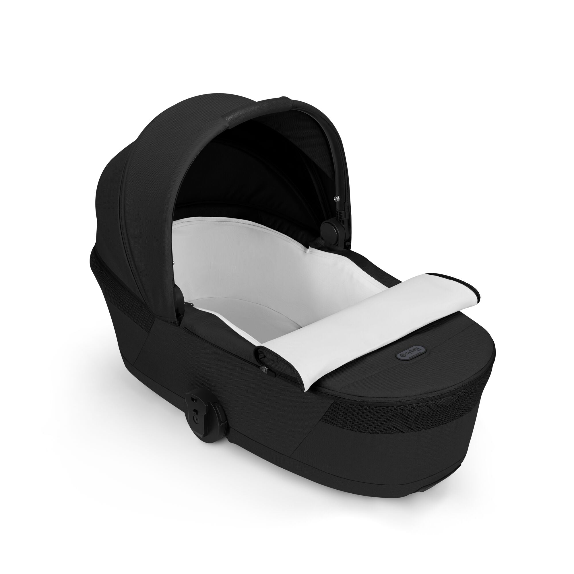 duo passeggino e navicella di cybex modello balios colore nero navicella richiudibile