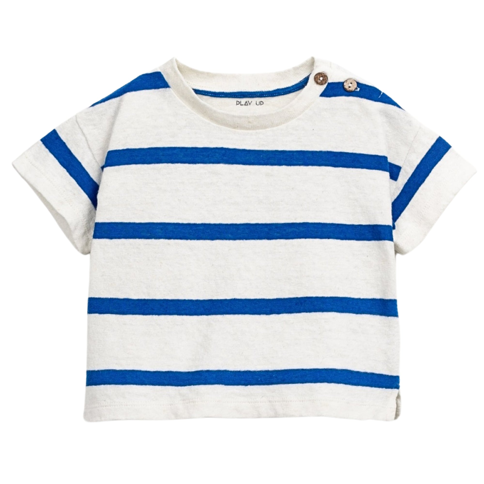 t_shirt-bambino-a-righe-blu-manica-corta