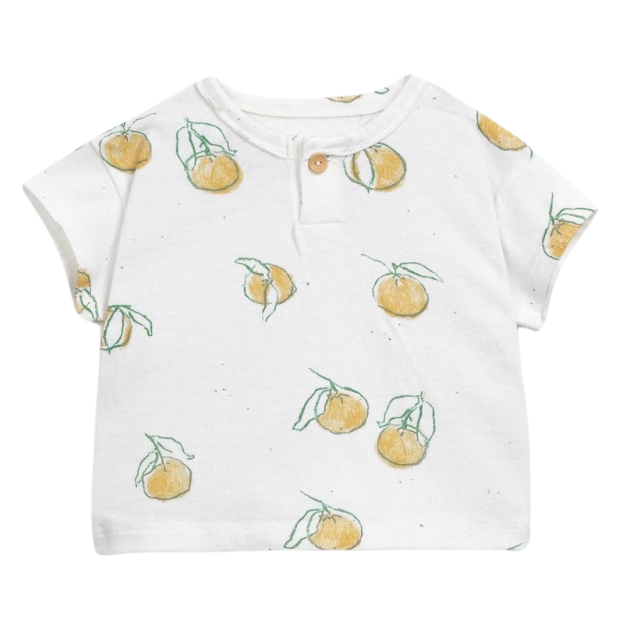 t_shirt-manica-corta-colore-bianco-stampa-arance-per-bambino-estiva