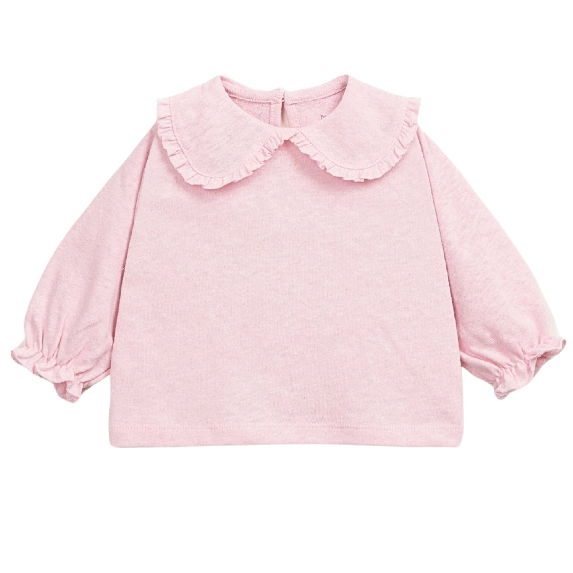 t_shirt-colore-rosa_chiaro-con-grande-collo-per-bambina-maniche-lunghe