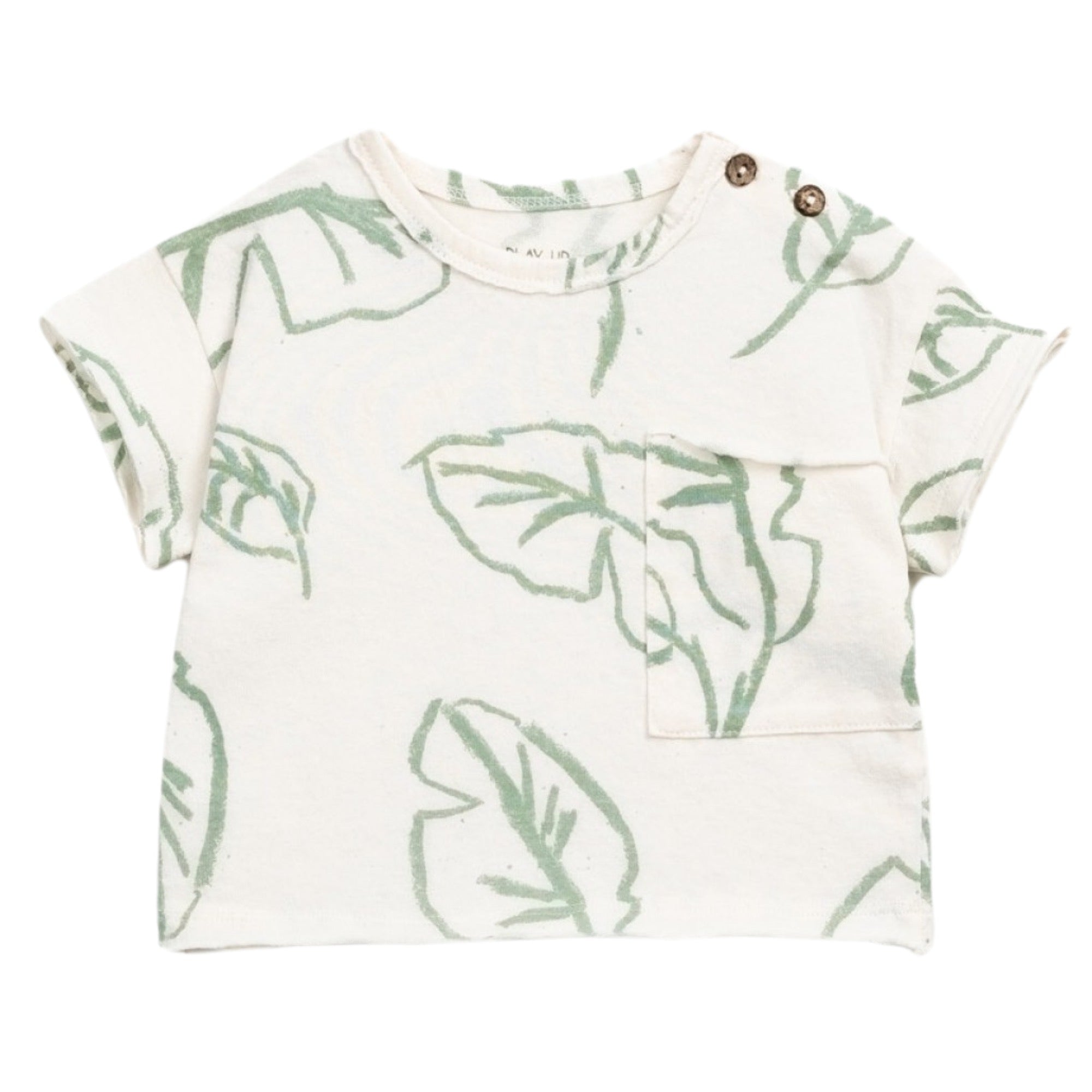 t_shirt-stampa-foglie-verdi-per-bambino-