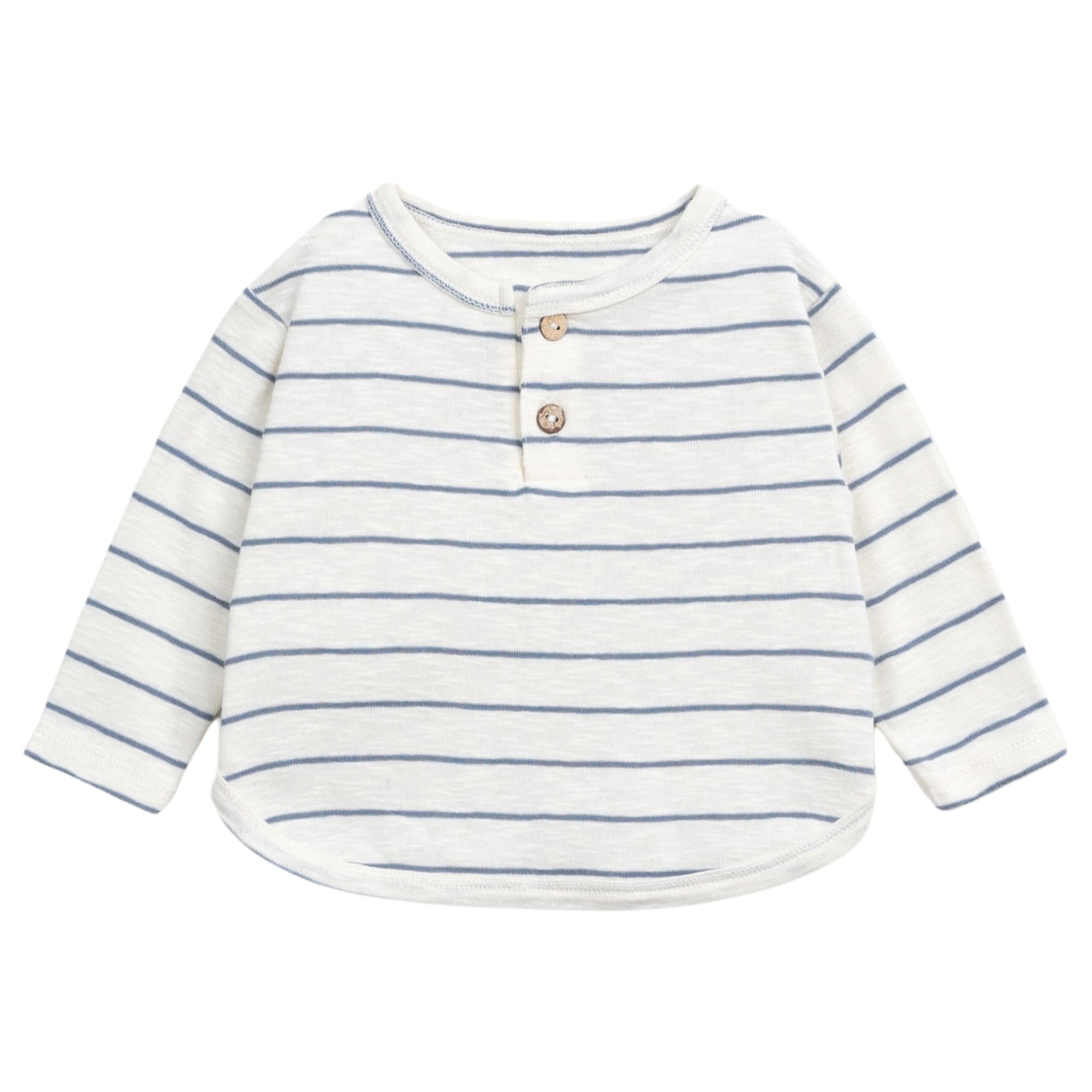 tshirt-bambino-in-cotone-a-righe-blu-manica-lunga-cotone-bio