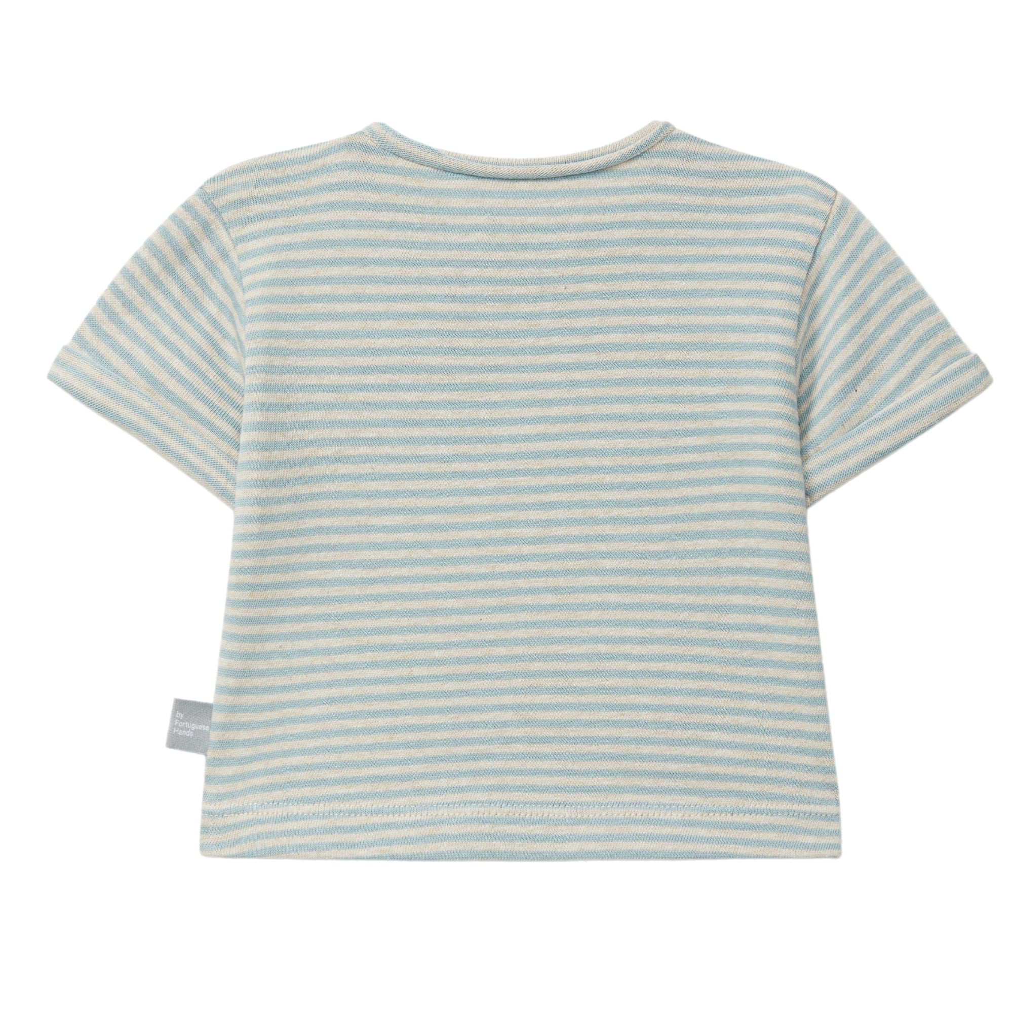 T-shirt a righe in cotone