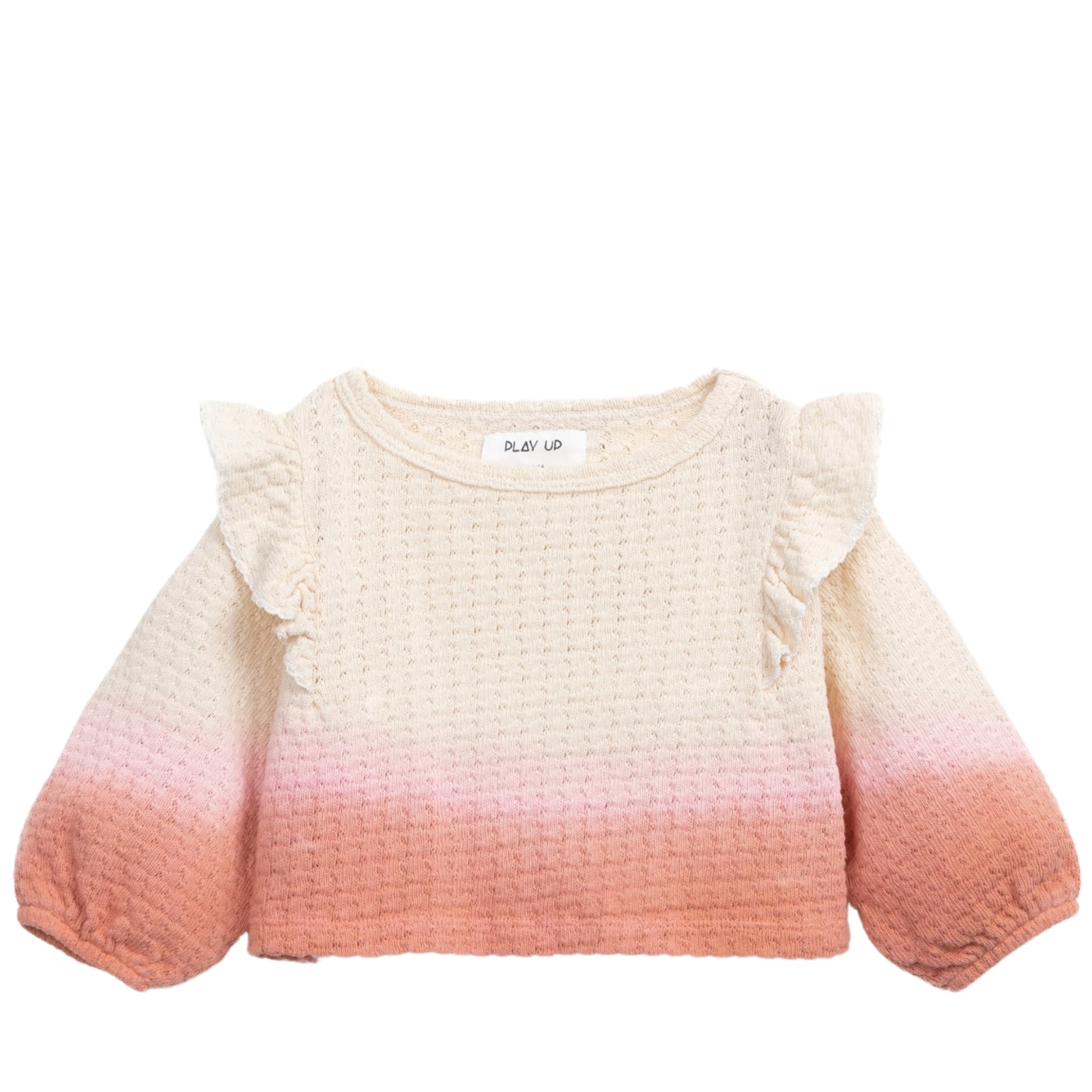 maglione-di-cotone-colore-bianco-rosa-manica-lunga-e-volant