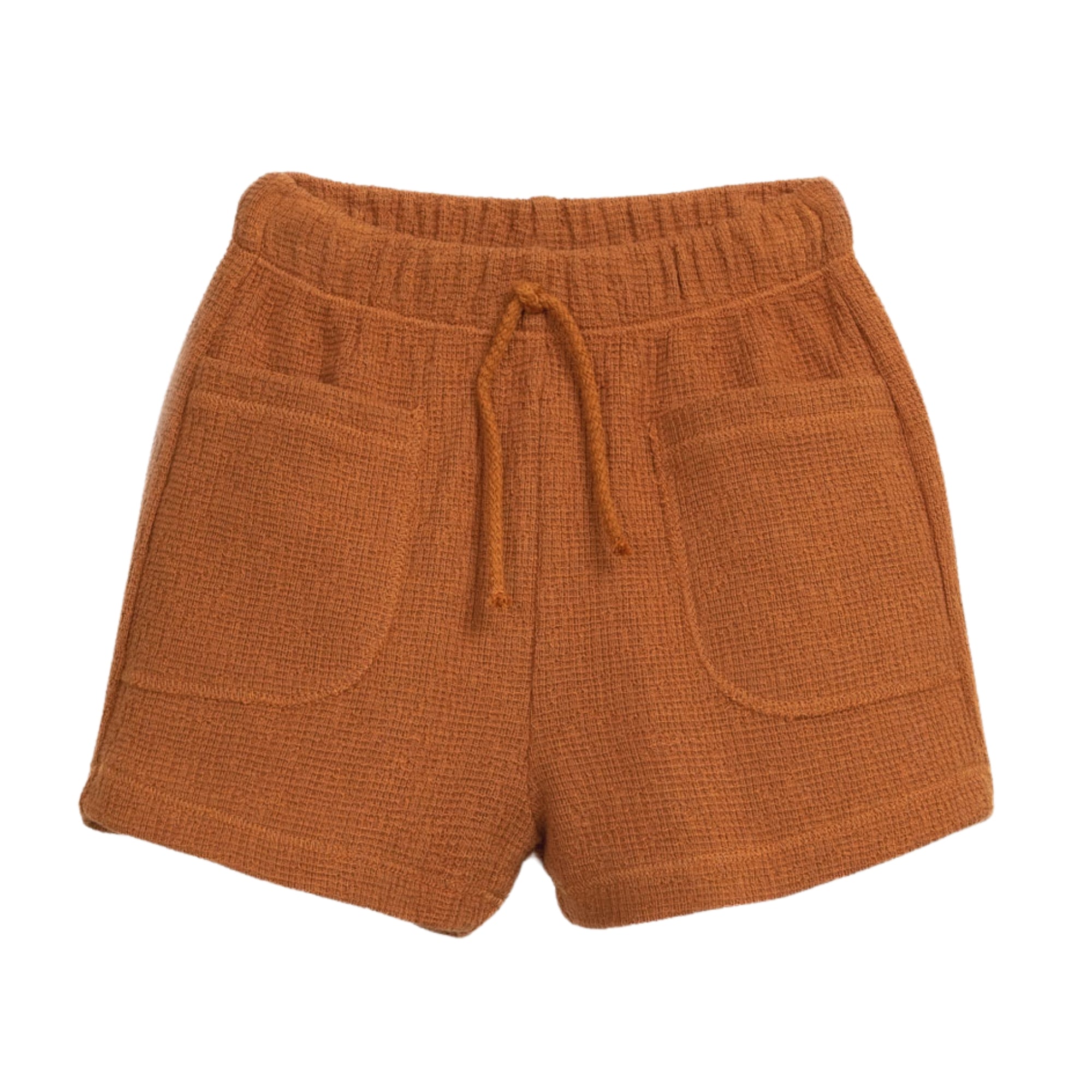 pantalone-corto-in-moda-colore-arancione-per-bambino