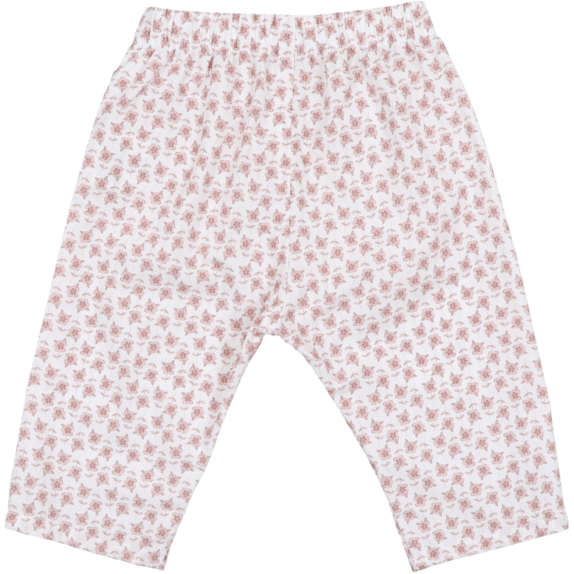 Pantaloni Cotone Stampa Floreale