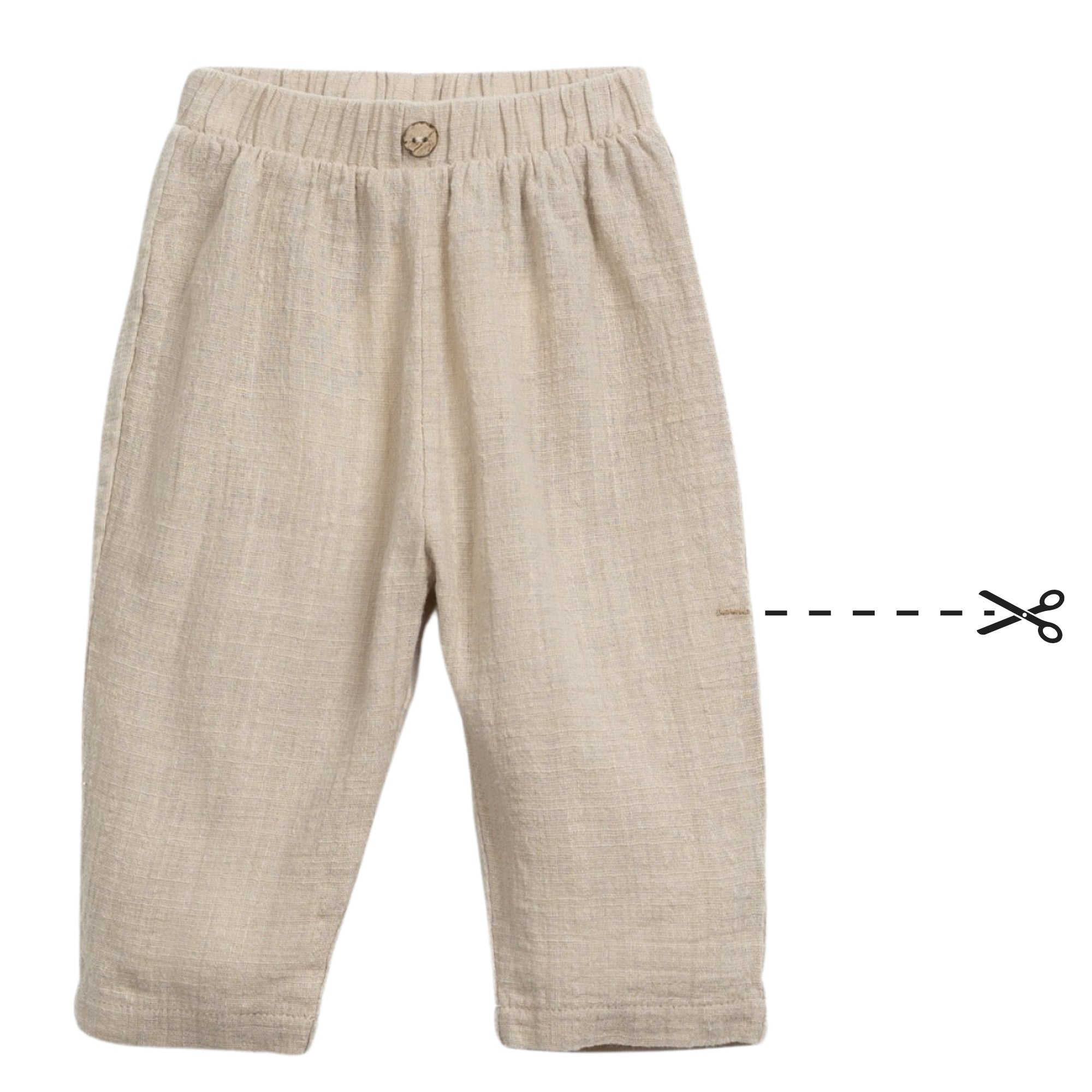 pantalone-in-lino-e-cotone-per-bambino-colore-beige