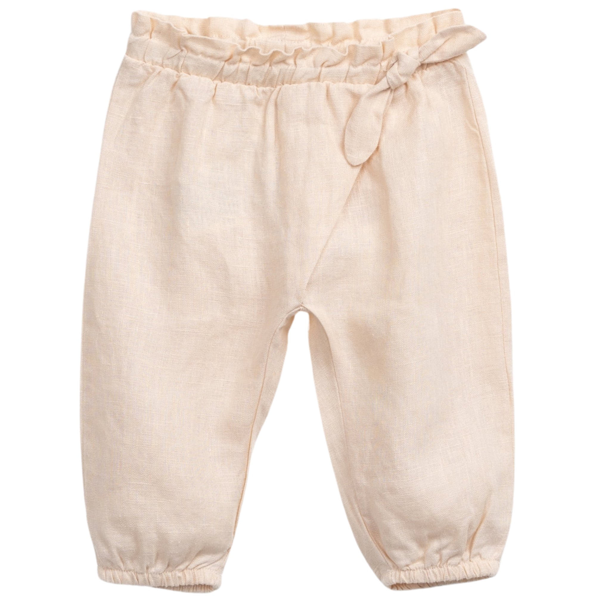 pantaloni-ampi-in-lino-rosa-chiaro-con-fiocco-per-bambina