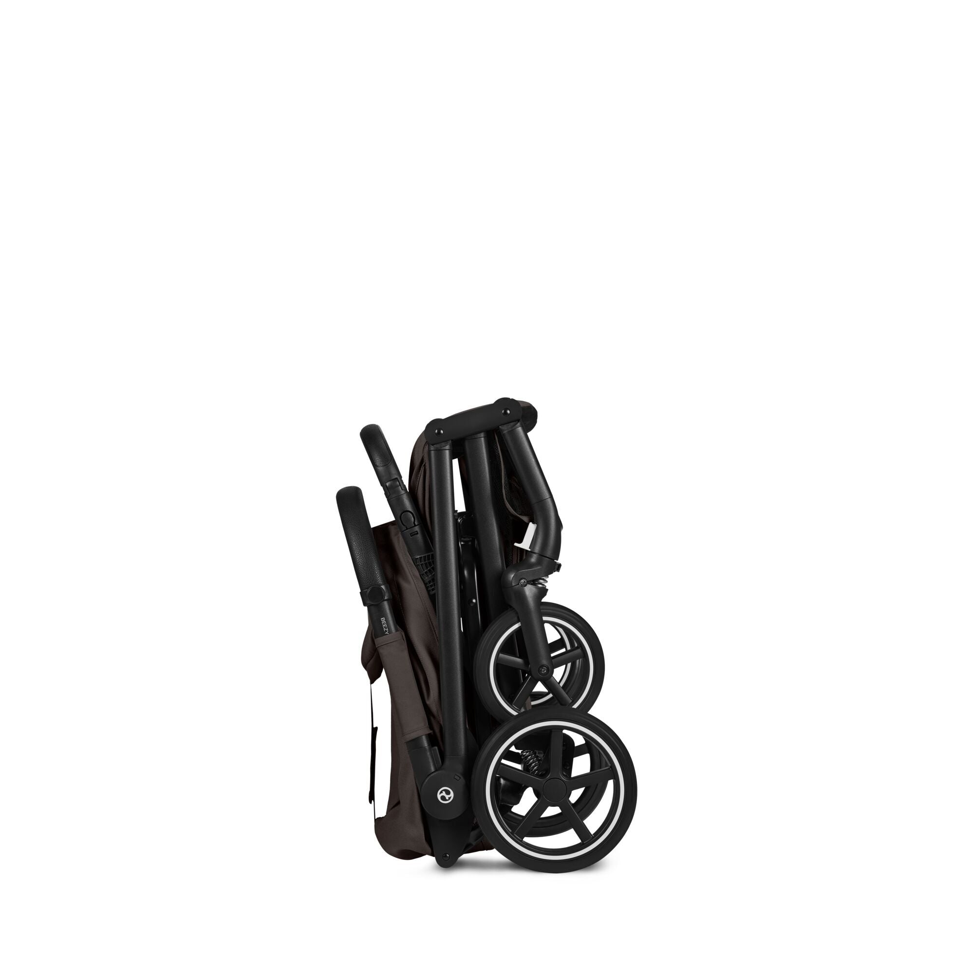 passeggino modello beezy di cybex colore cioccolatocon barra di protezione ruote ammortizzate fanno tutti i terreni rivenditore ybex mamma mi adora massa