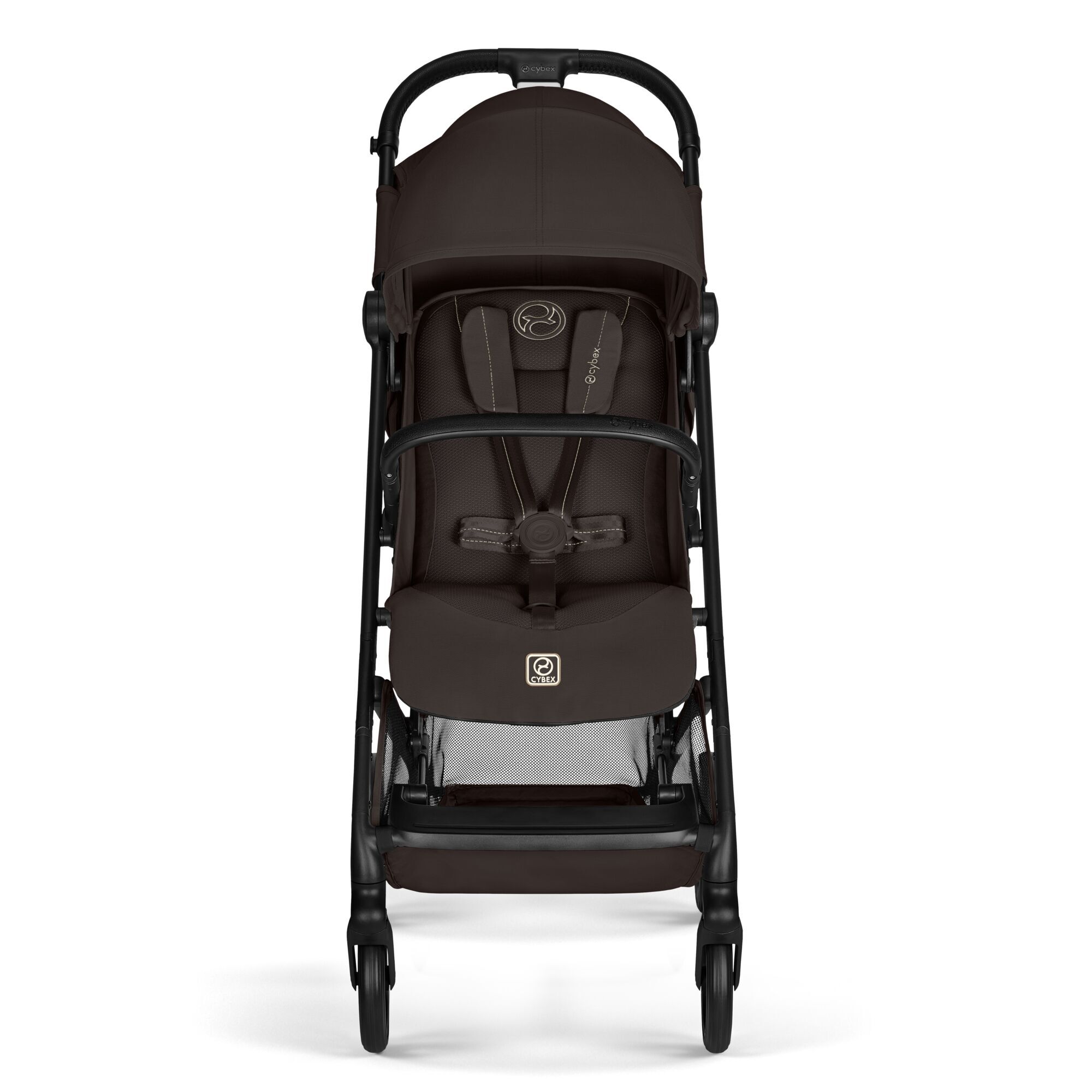 passeggino modello beezy di cybex colore cioccolatocon barra di protezione ruote ammortizzate fanno tutti i terreni rivenditore ybex mamma mi adora massa