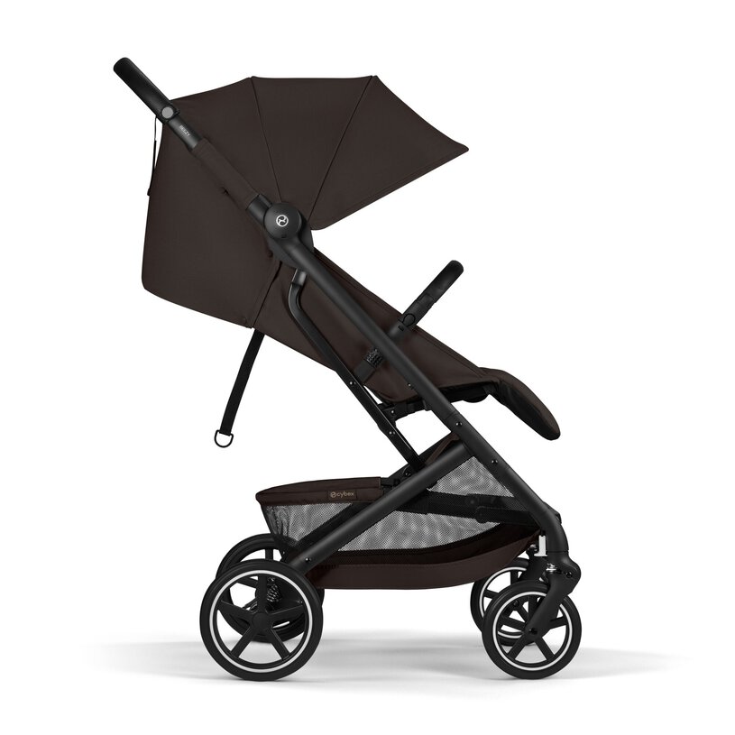 passeggino modello beezy di cybex colore cioccolatocon barra di protezione ruote ammortizzate fanno tutti i terreni rivenditore ybex mamma mi adora massa