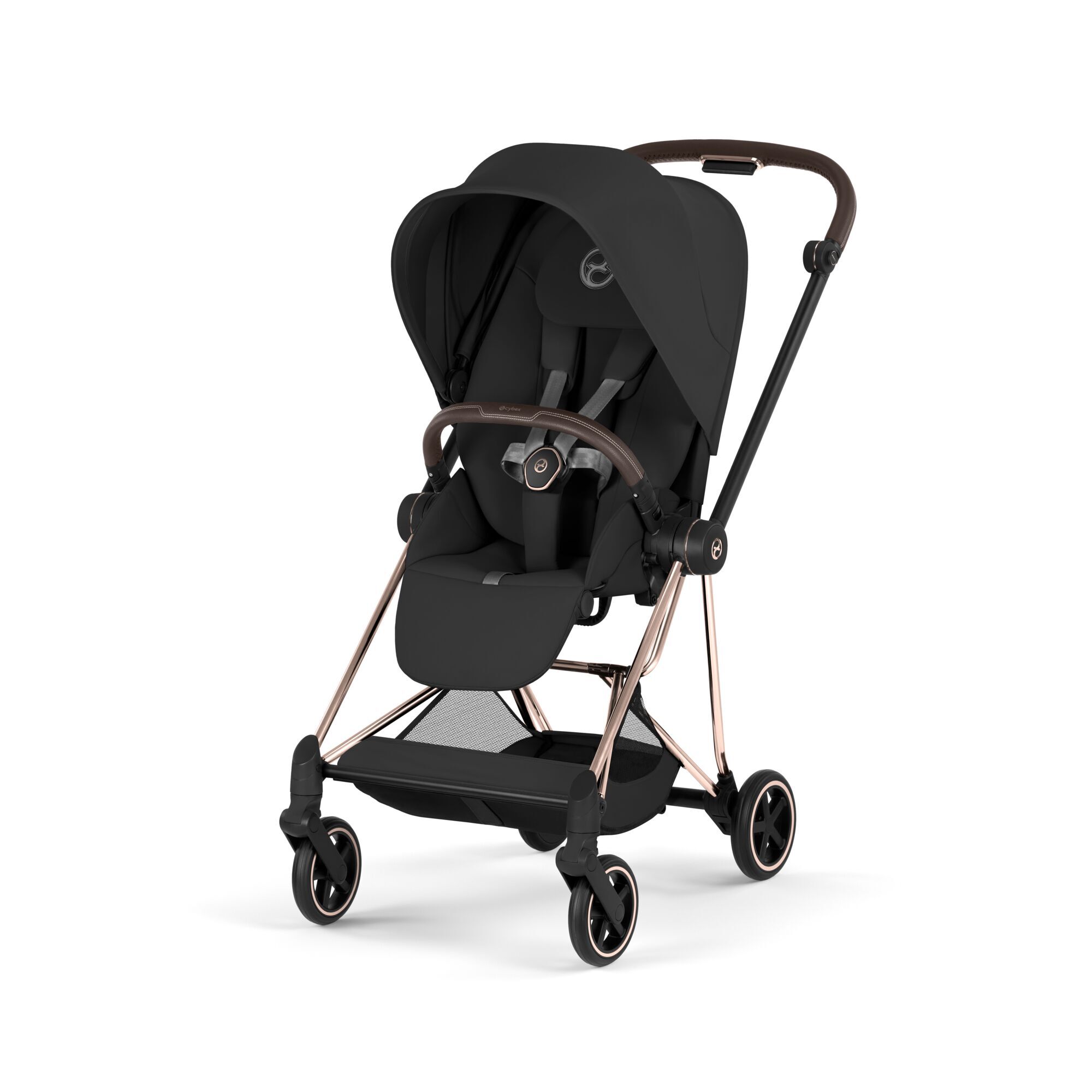 passeggino mios colore nero telaio rosegold di cybex