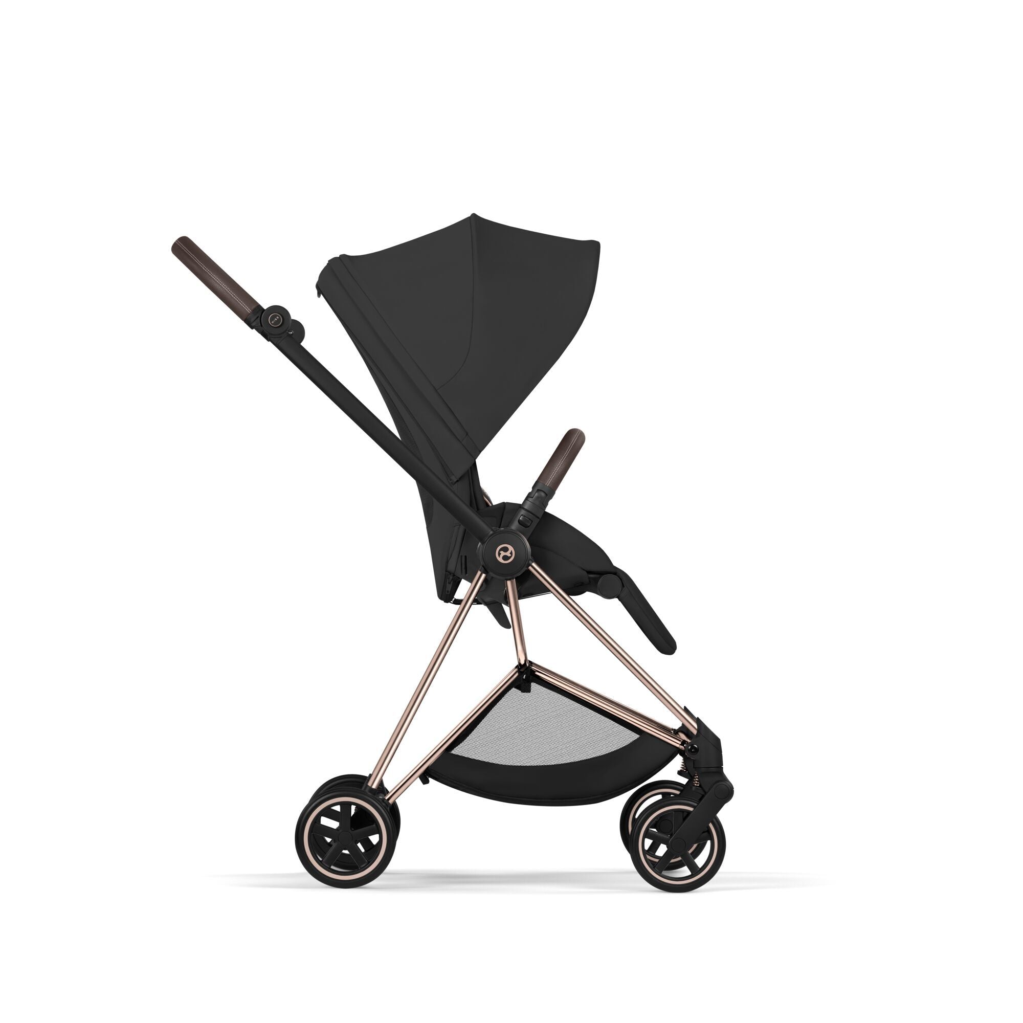 passeggino mios colore nero telaio rosegold di cybex