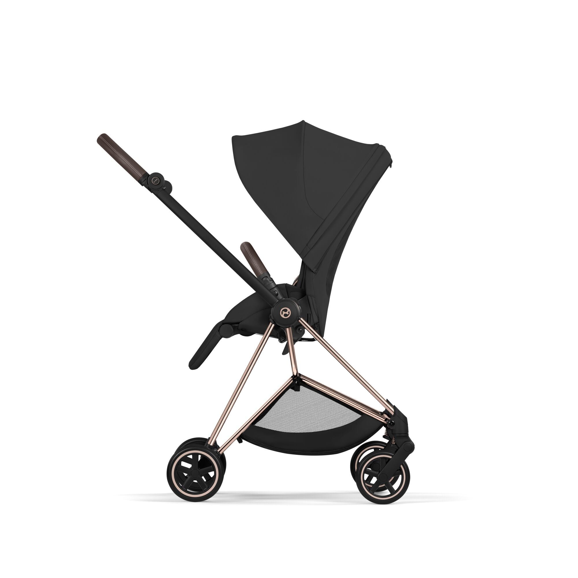passeggino mios colore nero telaio rosegold di cybex