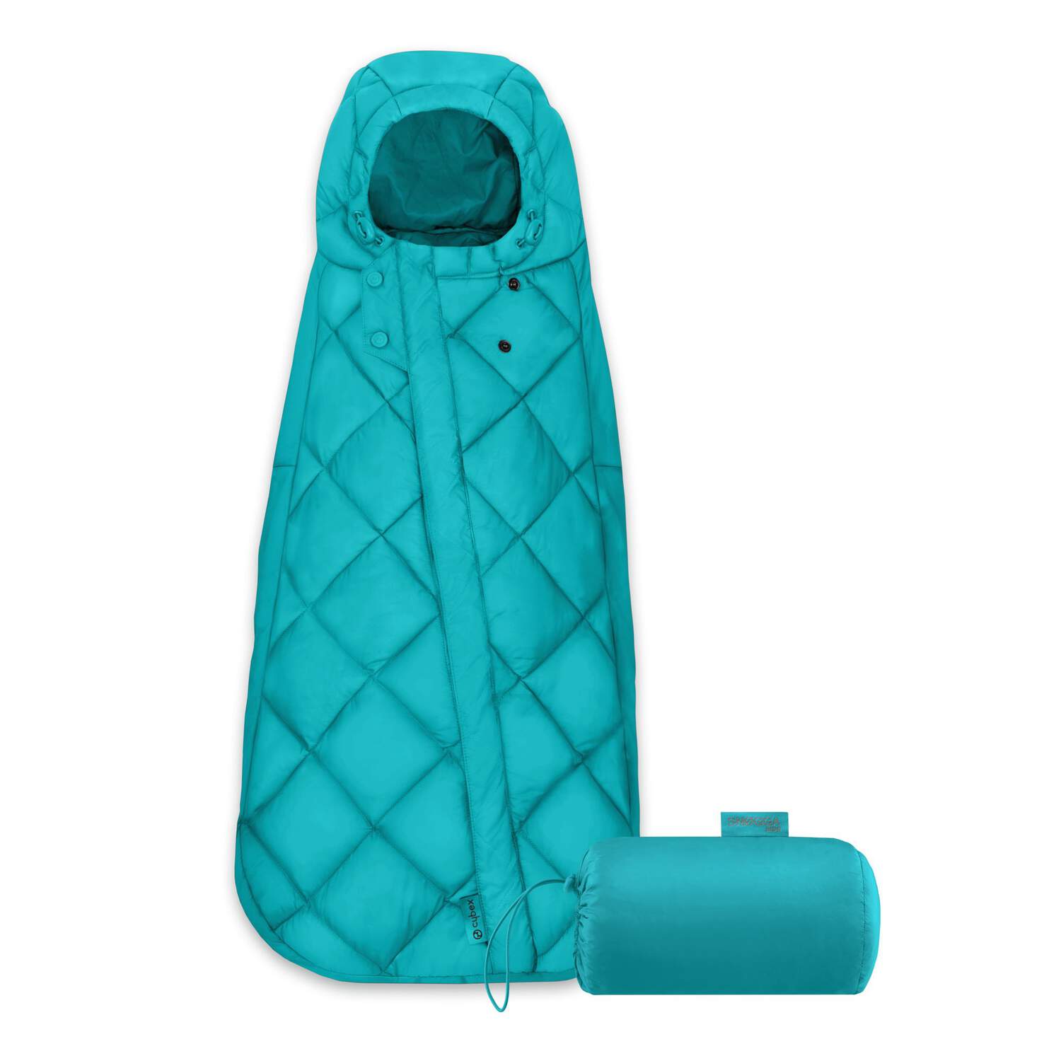sacco nanna per seggiolino auto colore turchese modello snogga di cybex