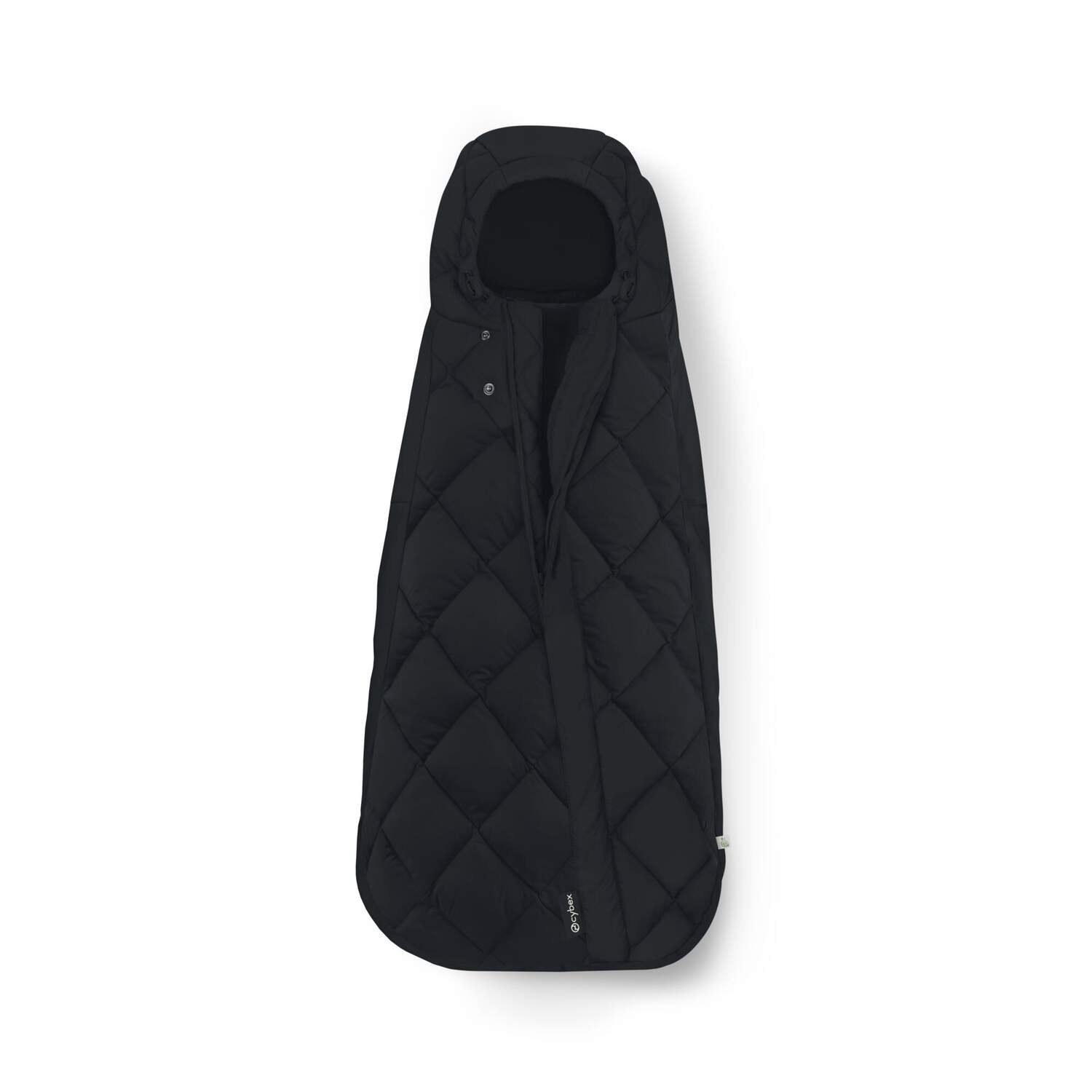 sacco nanna colore nero modello snogga di cybex sacco seggiolino auto universale in nylon anti pioggia e vento termoregolatore