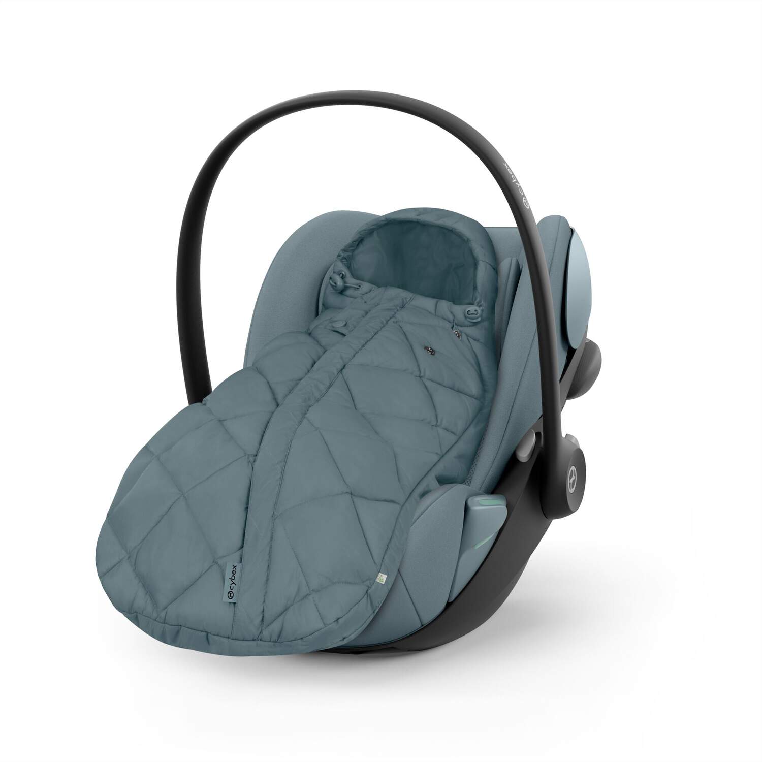 sacco nanna snogga di cybex per seggiolino auto anti vento anti piaggia colore azzurro baby polveroso si adatta a tutti i seggiolini auto
