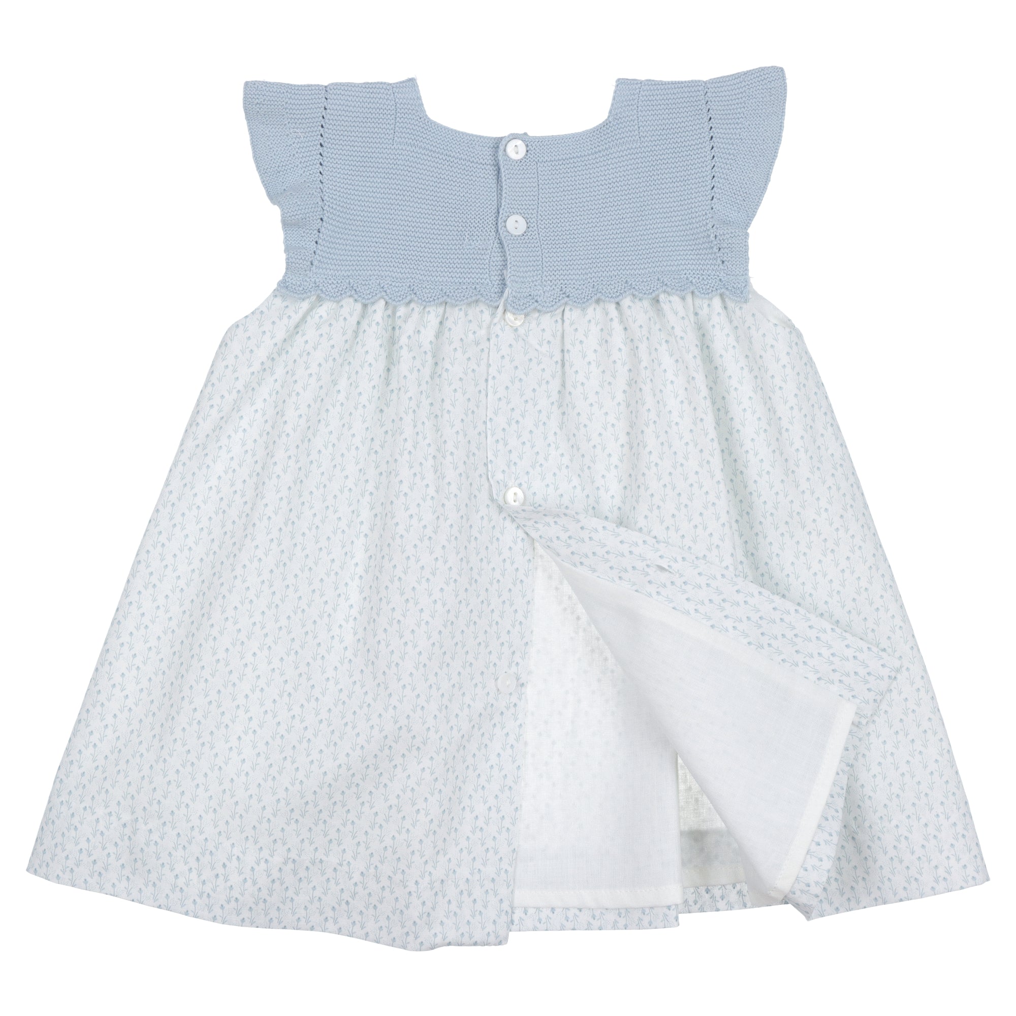 vestito-bambina-colore-azzurro/9 mesi