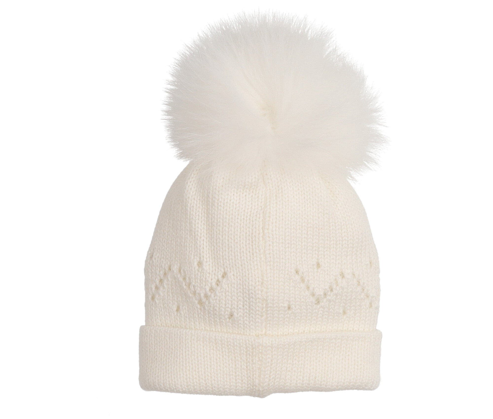 Cappello lana bianco