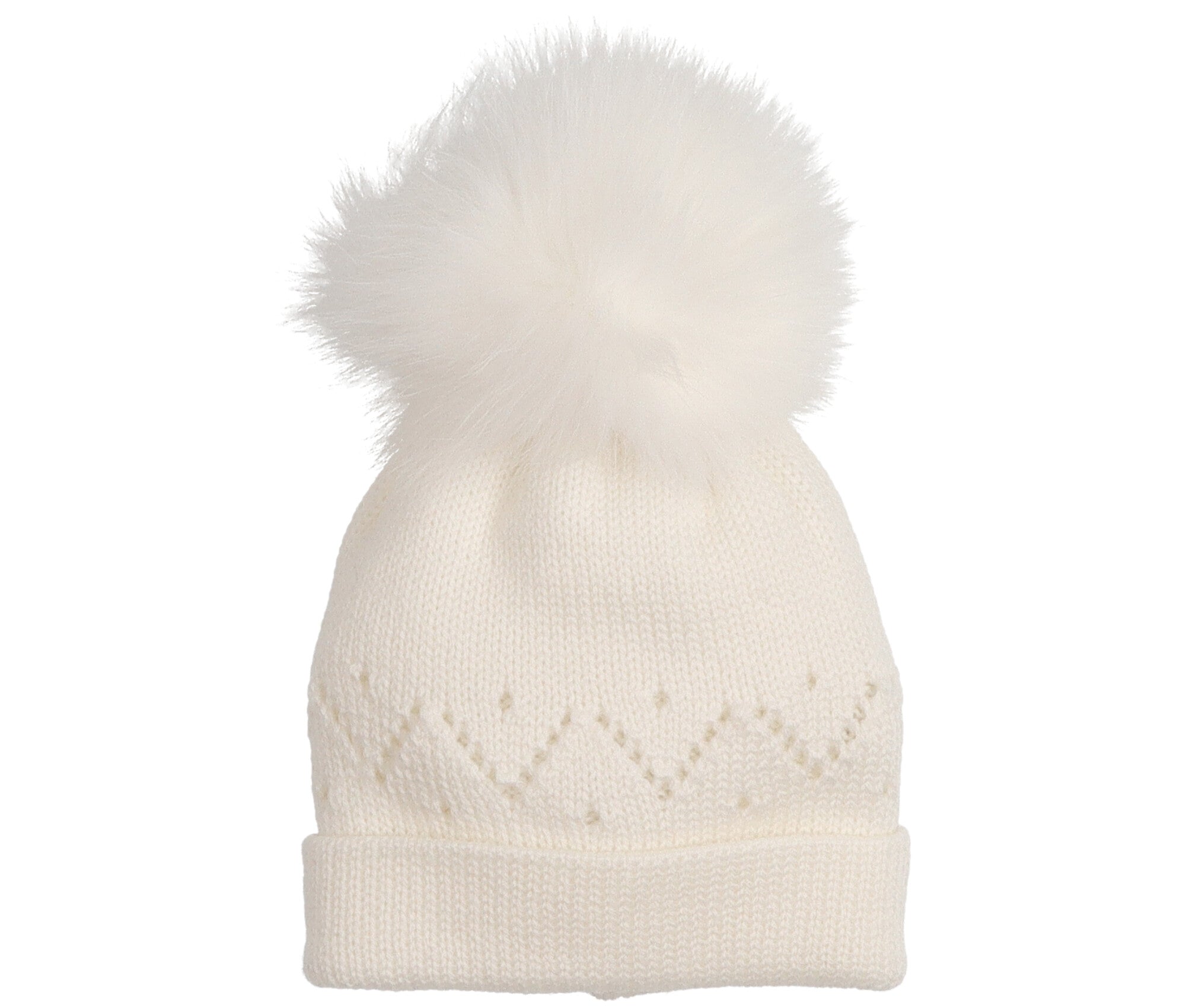 Cappello lana bianco