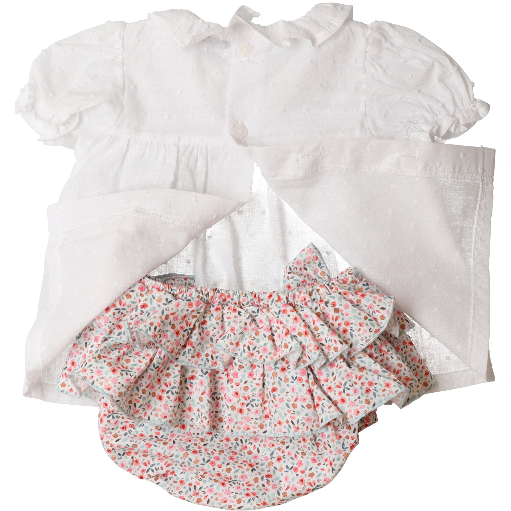 camicia-bianca-e-pantalone-corto-a-fiori-per-bambina