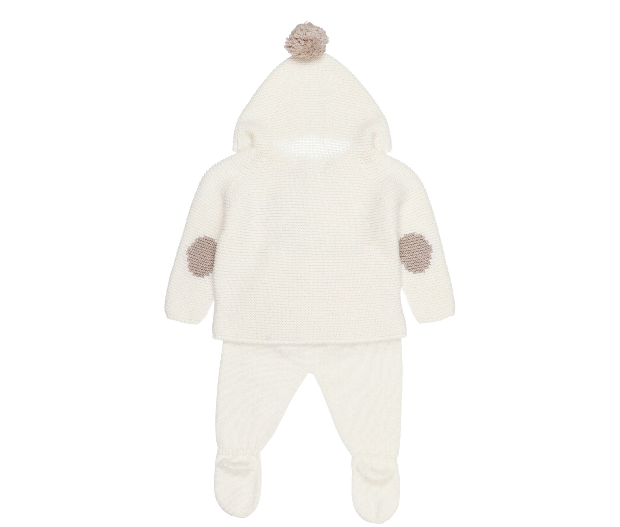 Cardigan e Ghettina Bianca/3 mesi