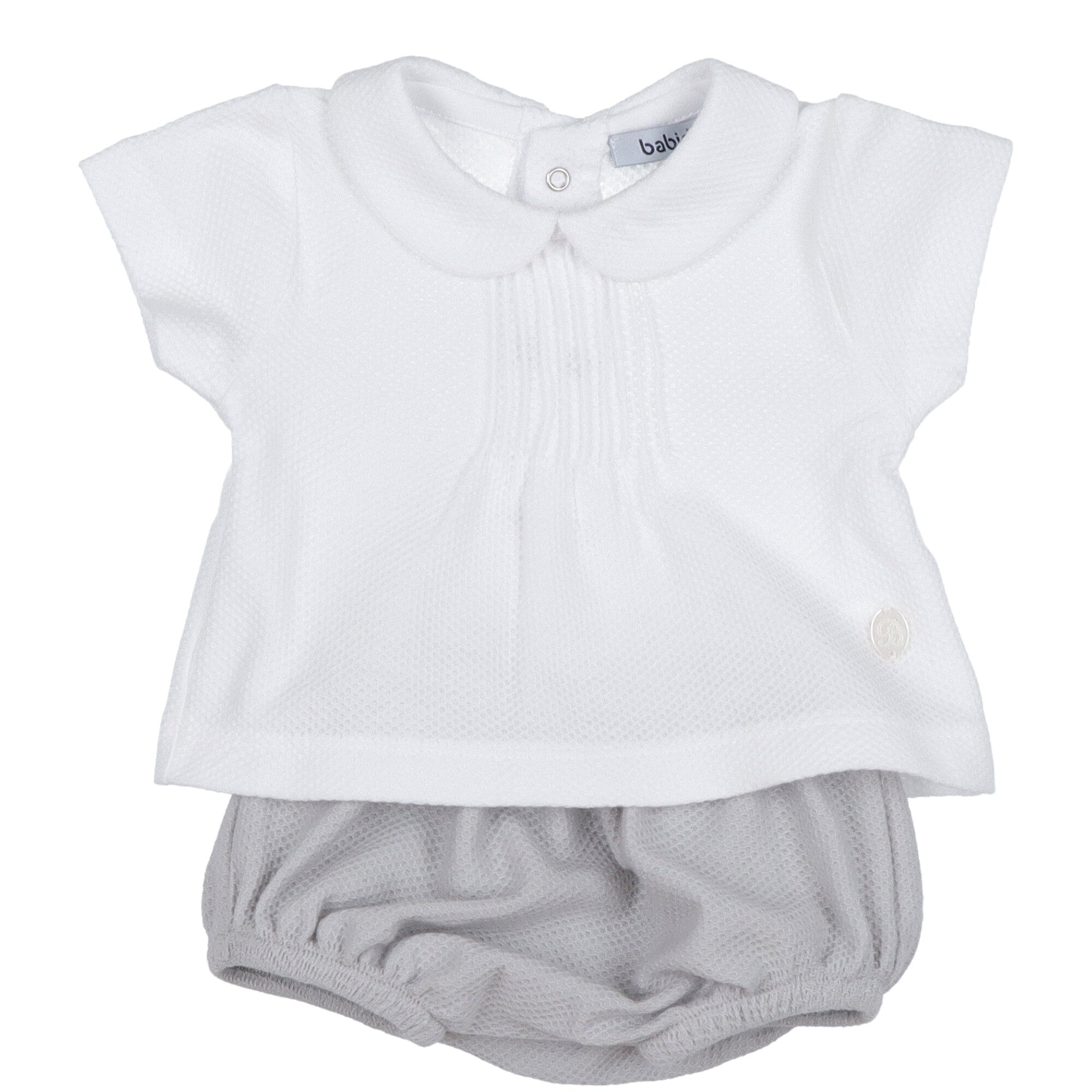 maglia-e-mutamde-per-neonati-colore-bianco-e-grigio-modello-estivo