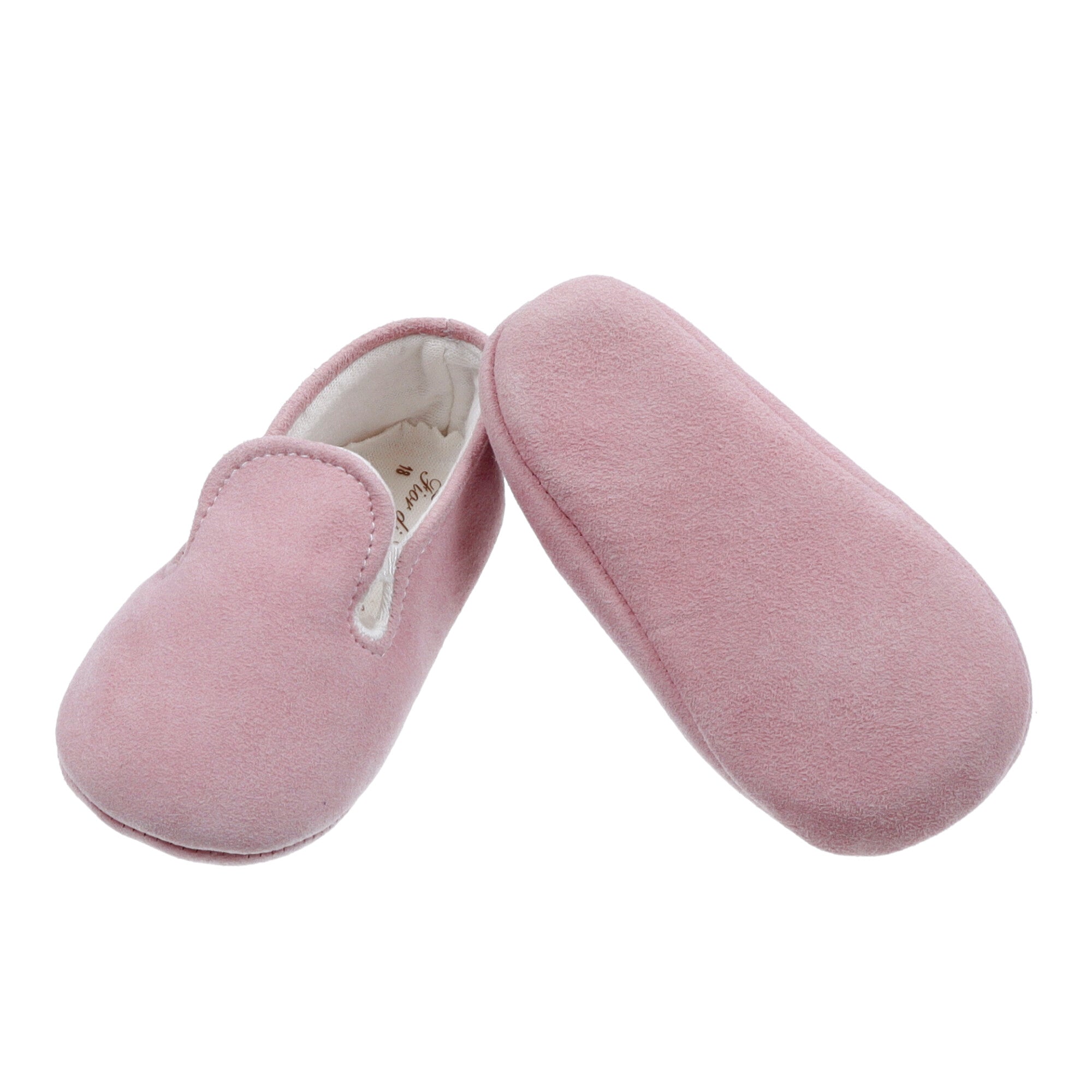 scarpe-neonata-in-camoscio-rosa-modello-slip-on