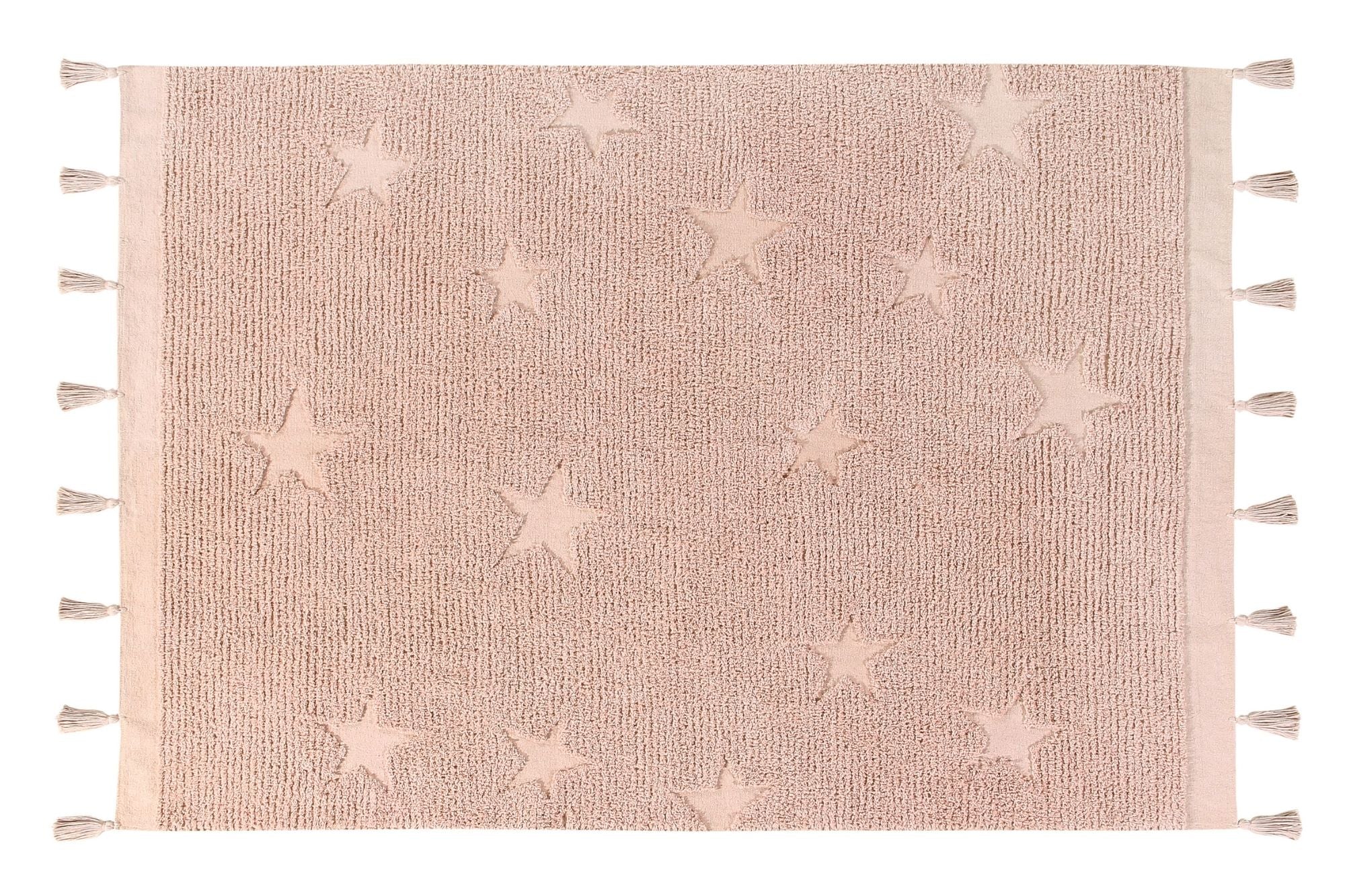 tappeto-rosa-in-cotone-stelle